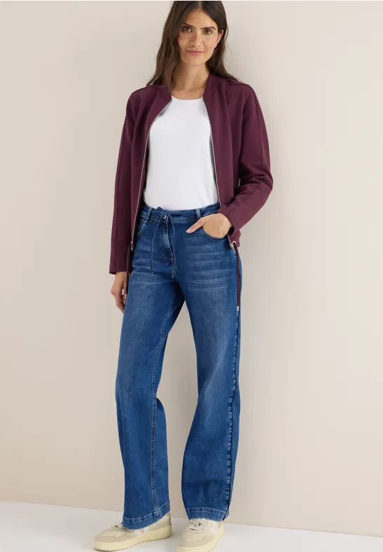 Damen Loose Fit Jeanshose aus Denim