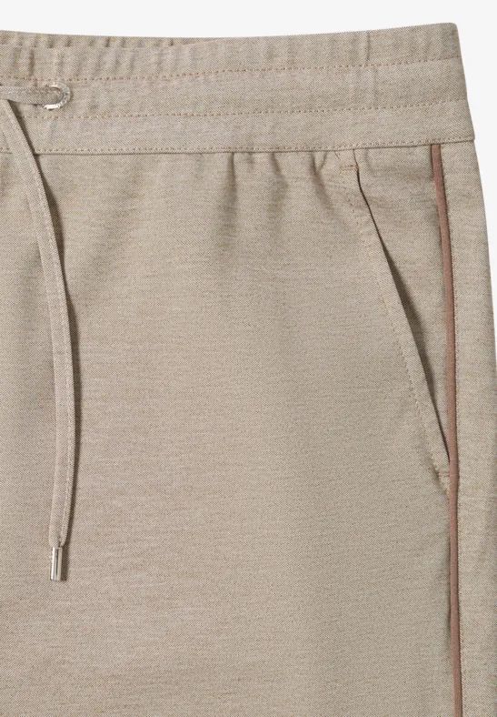 Damen Freizeithose mit Kordelzug und Streifen