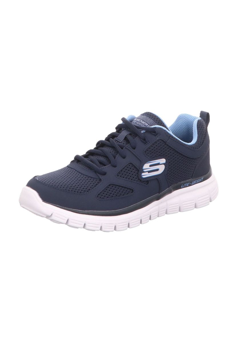 SKECHERS® Burns Sneaker "Agoura", Leder-Details, Mesh, für Herren, blau, 47,5