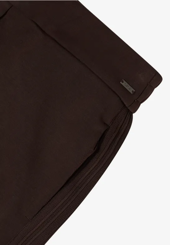 Weite Loungehose mit Seitenstreifen