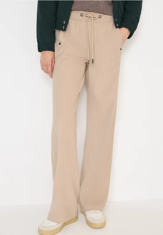 Damen Twill Hose mit weitem Bein