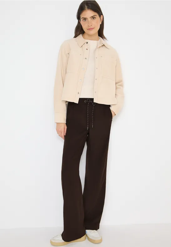 Damen Twill Hose mit weitem Bein