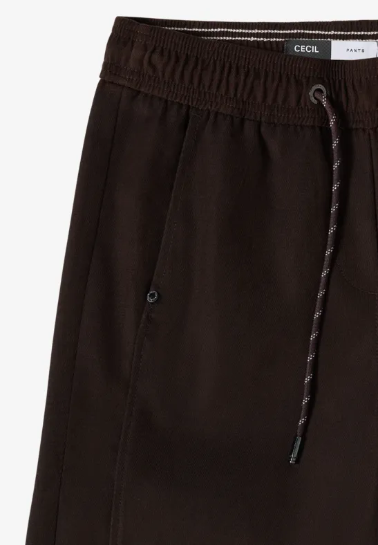 Damen Twill Hose mit weitem Bein