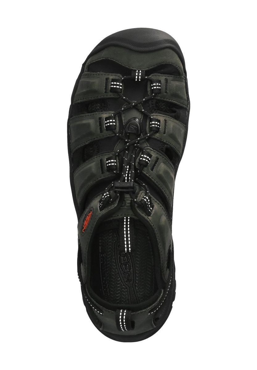 KEEN Outdoorsandalen "Targhee III", Leder, wasserfest, für Herren, grau, 42,5