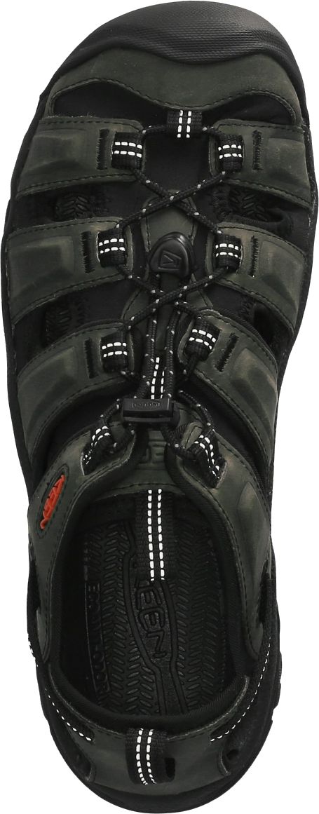 Robuste wasserfeste Leder-Trekkingsandalen