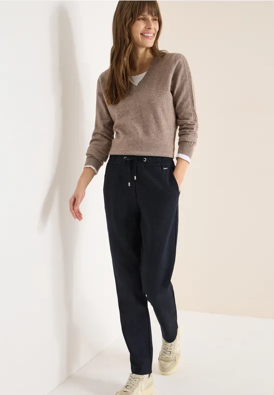 Bequeme Freizeithose mit Kordelzug