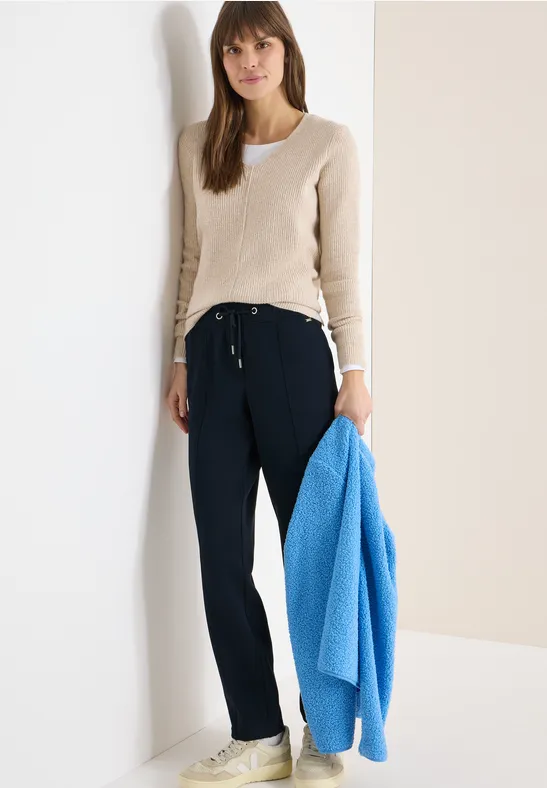 Bequeme Freizeithose mit Kordelzug