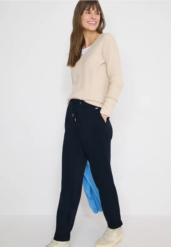 Bequeme Freizeithose mit Kordelzug