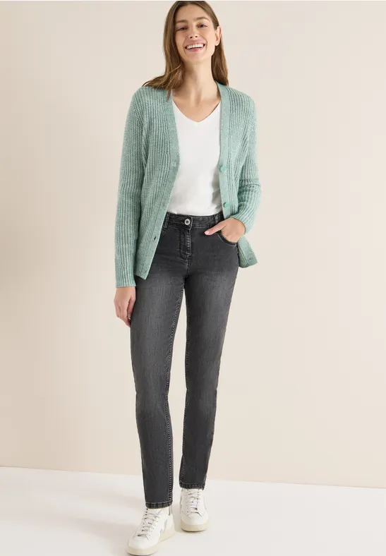 Damen Casual Fit Jeans mit mittlerer Leibhöhe