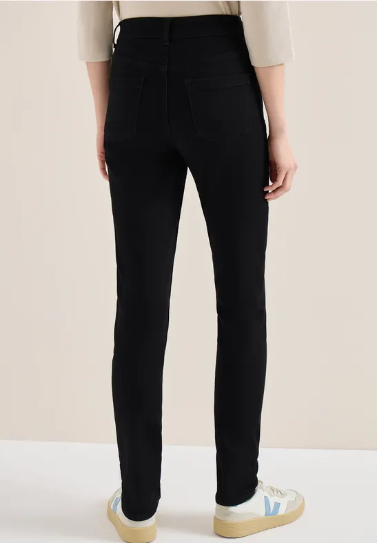 Klassische High-Waist Slim-Jeans