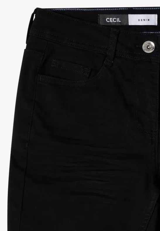 Klassische High-Waist Slim-Jeans