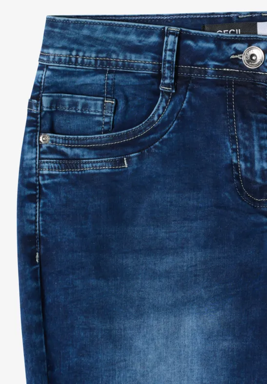 Lässige 3/4 Jeans aus Denim