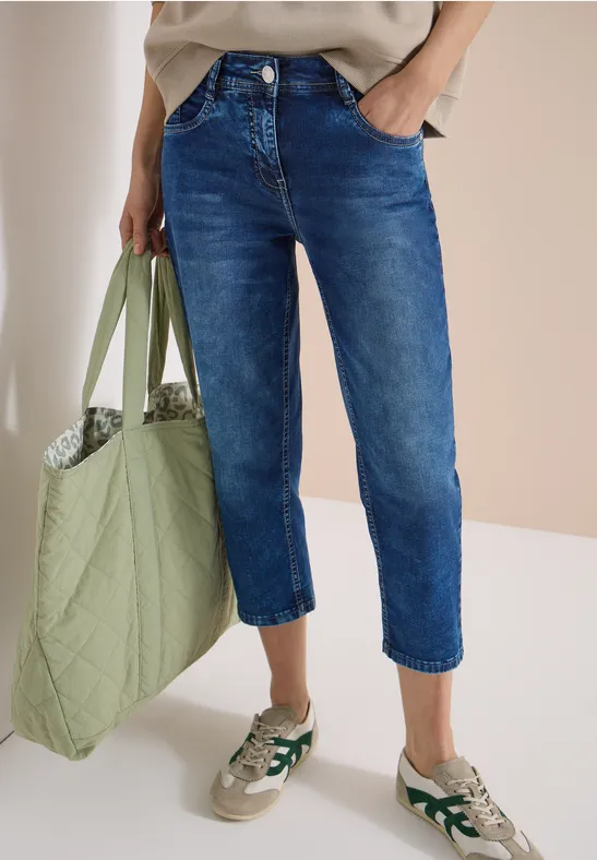 Lässige 3/4 Jeans aus Denim