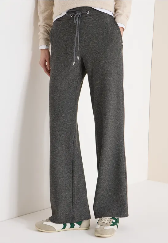Weite Loungewear-Hose mit Kordelzug