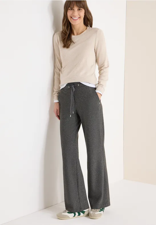 Weite Loungewear-Hose mit Kordelzug