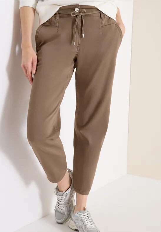 Cropped Jogger Hose mit entspannter Passform