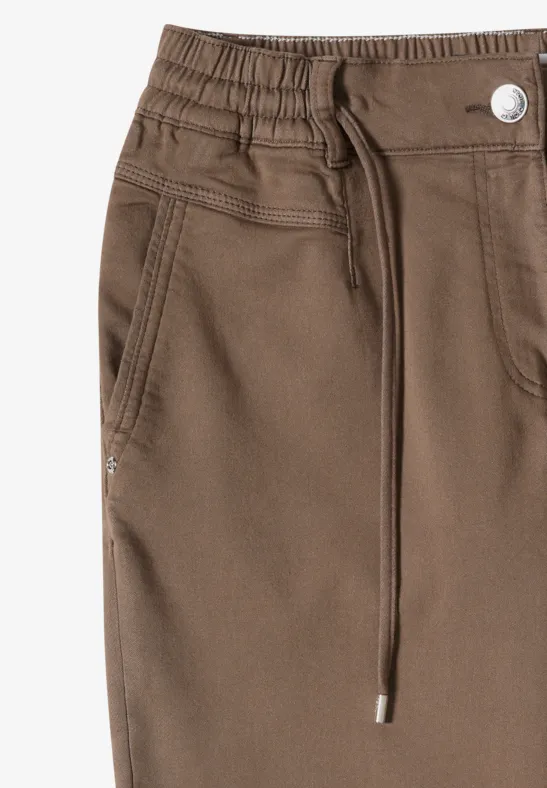Cropped Jogger Hose mit entspannter Passform