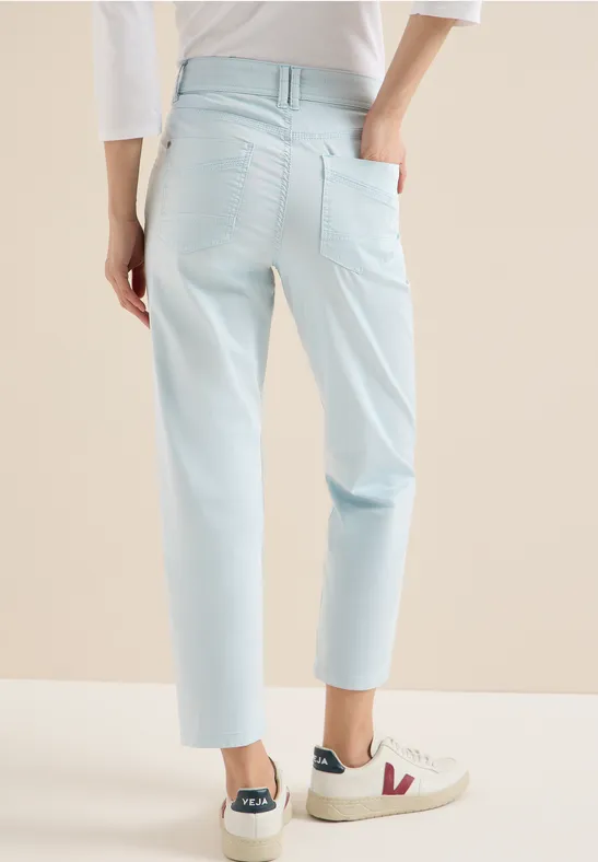 Lässige Slim Leg Hose in Blau
