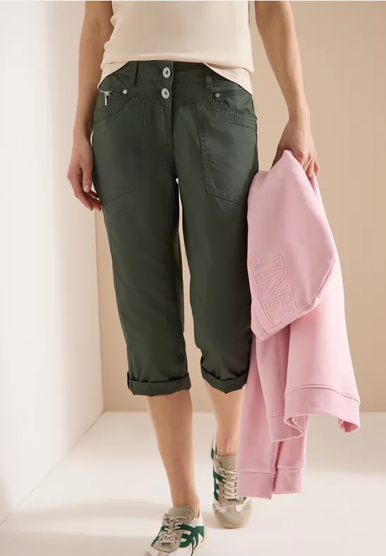 Damen Cropped Casual Fit Hose