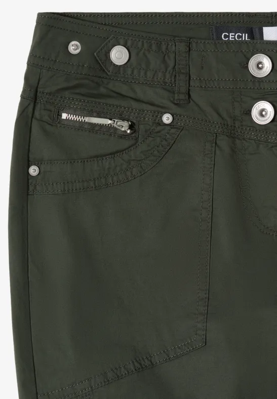 Damen Cropped Casual Fit Hose
