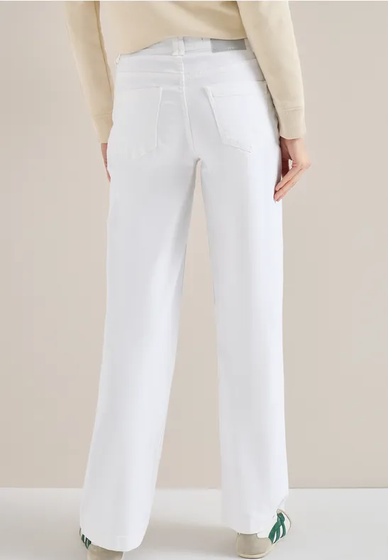 Damen High Waist Wide Leg Jeans