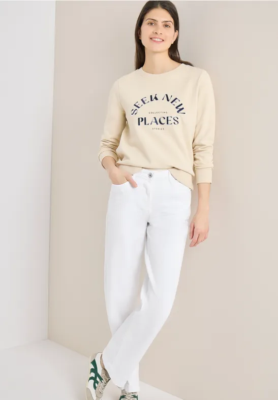 Damen High Waist Wide Leg Jeans