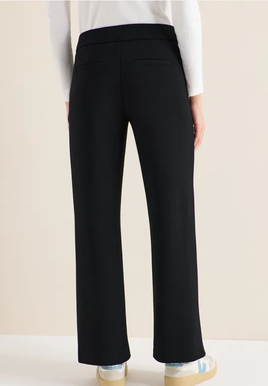 Klassische Straight Leg Hose mit Hoher Taille