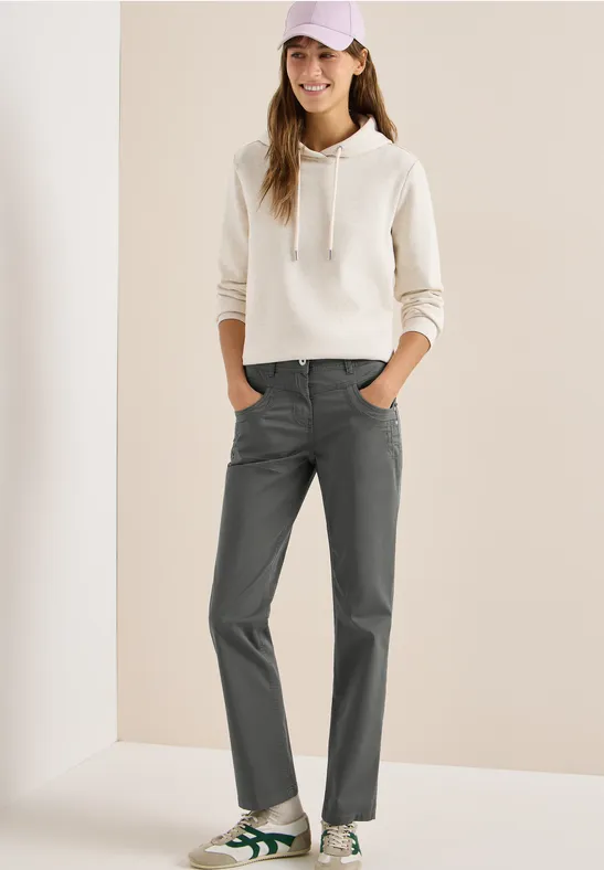 Straight-Leg Washed Hose für Damen