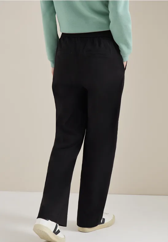 Leichte Damen Schlaghose mit Weitem Bein