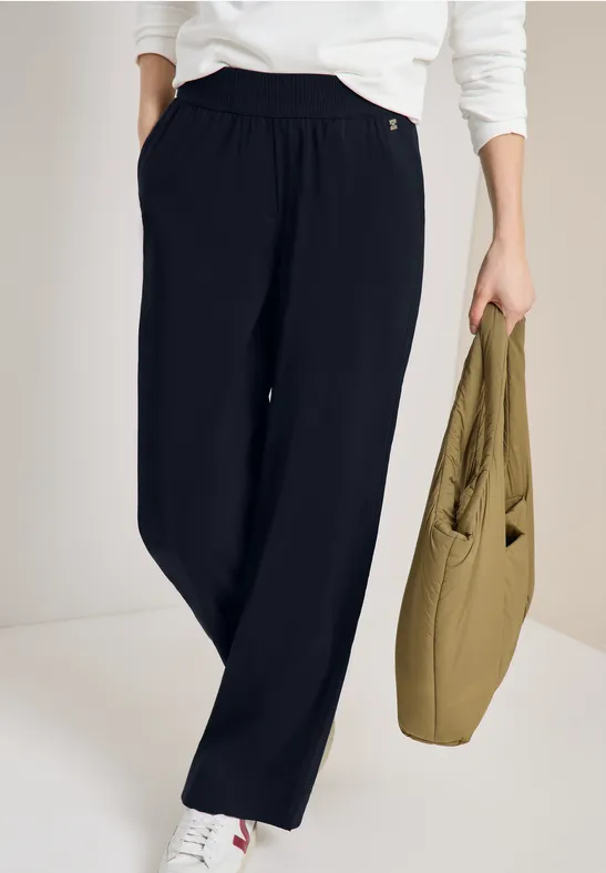 Entspannte Wide-Leg-Loungehose