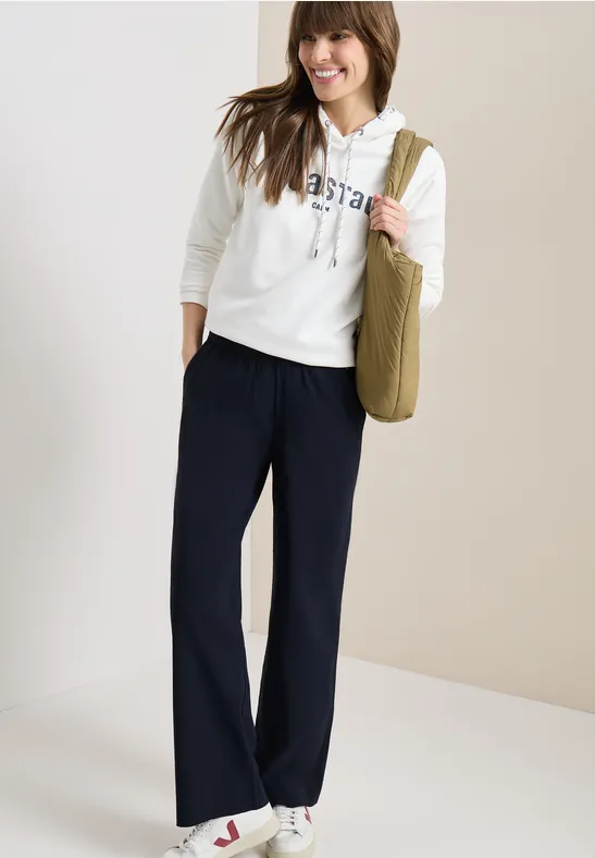 Entspannte Wide-Leg-Loungehose