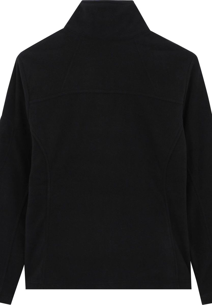 Klassische Fleecejacke mit durchgehendem Reißverschluss