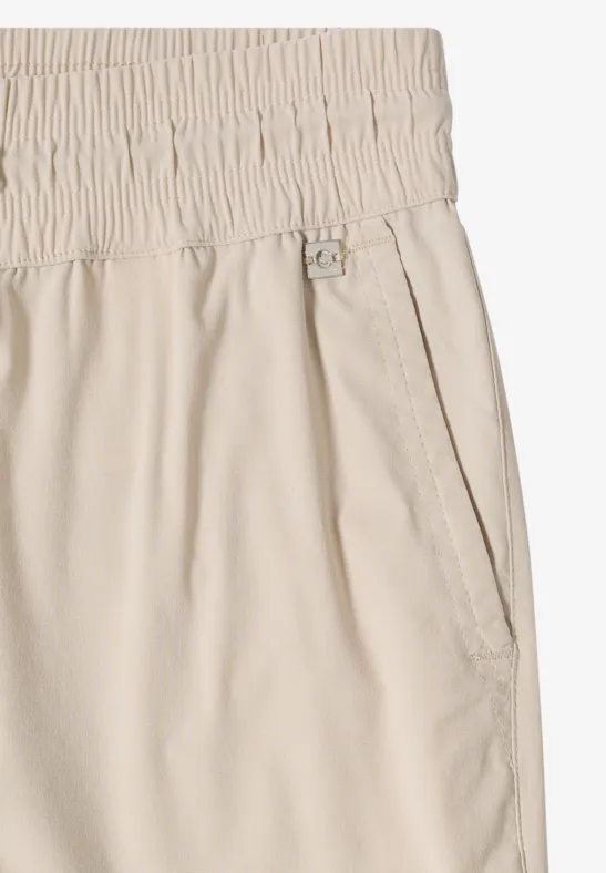 Beige Loungehose im Casual Fit