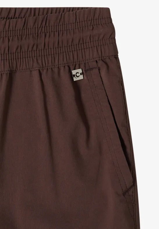 Lässige Stretchhose mit Kordelzug