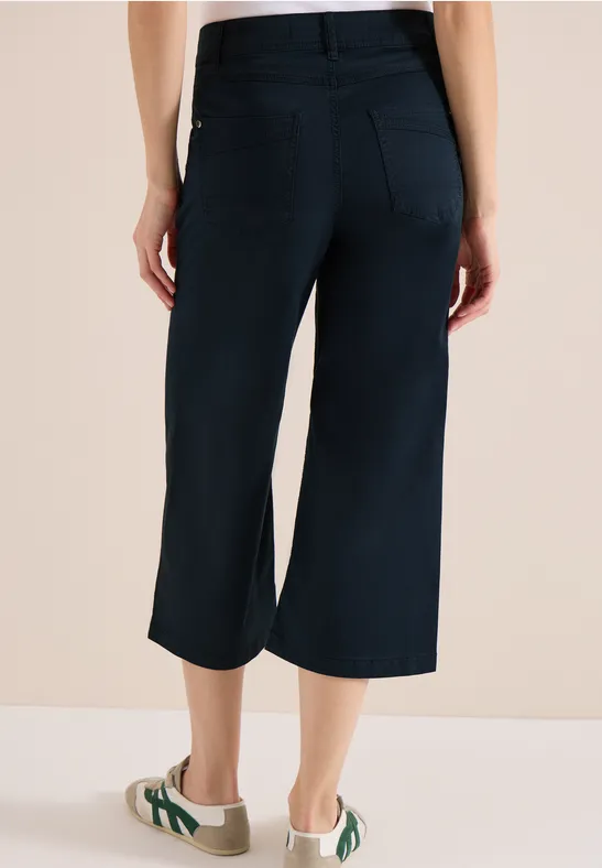 Culottes mit Schlag und hoher Taille