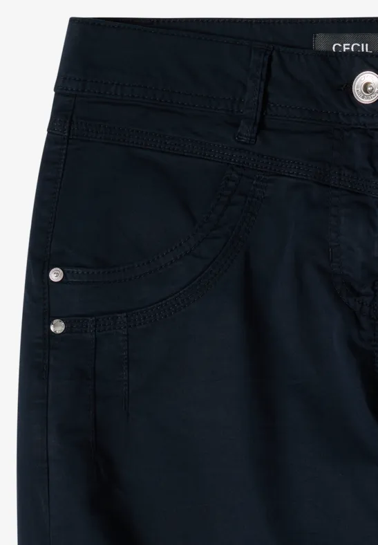 Culottes mit Schlag und hoher Taille