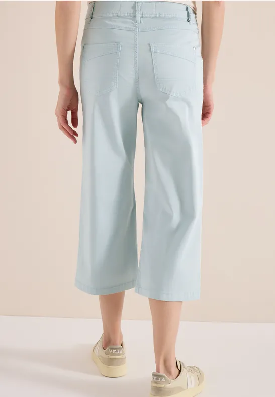 Culottes mit Schlag und hoher Taille
