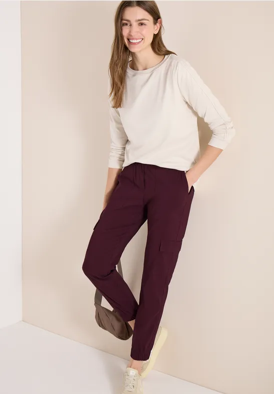 Damen Slim Leg Cargo Hose