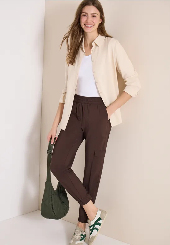 Damen Slim Leg Cargo Hose