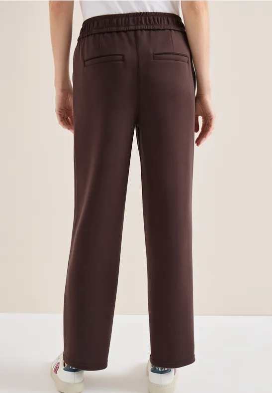 Damen High Waist Straight Leg Hose