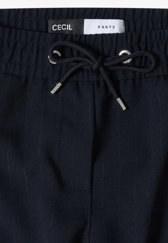 Damen Hose mit hohem Bund und geradem Bein