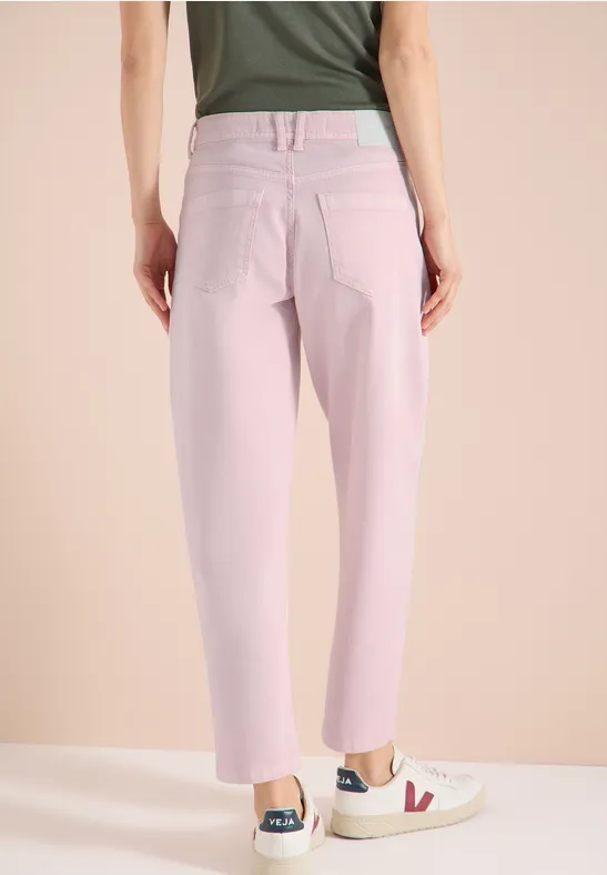 Barrel Leg Jeans mit hoher Taille
