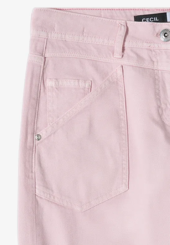 Barrel Leg Jeans mit hoher Taille