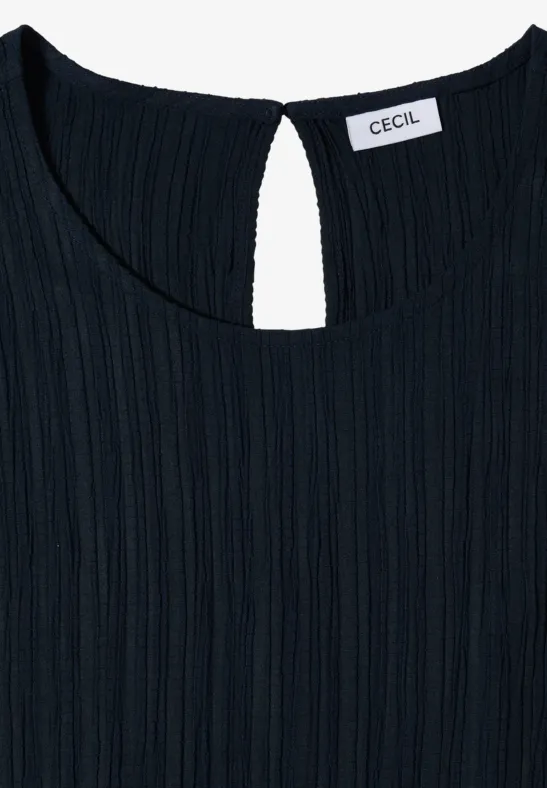 Damen Straight-Leg Jumpsuit mit Struktur
