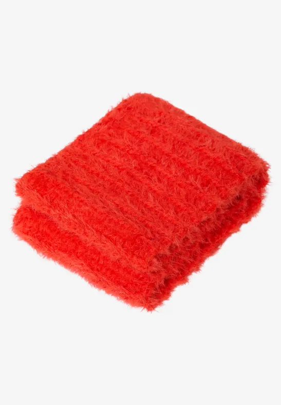 Weiches Strickstirnband mit Glitzerdetails