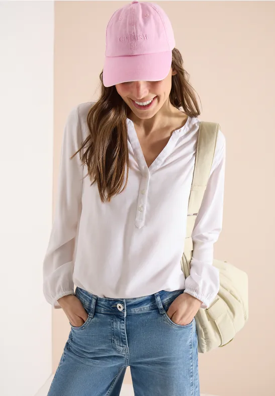 Lässige rosa Baseballkappe mit Stickerei