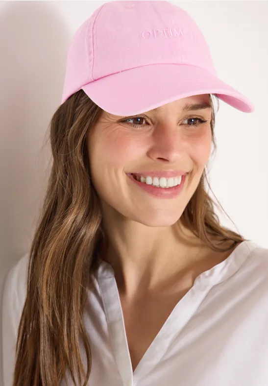 Bestickte Baseballcap aus Baumwolle