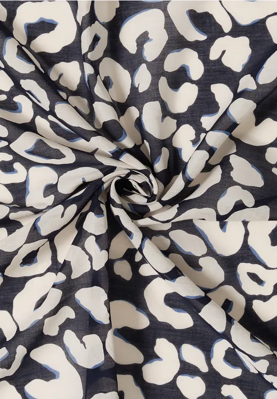 Baumwoll-Bandana-Tuch mit Leopardenmuster