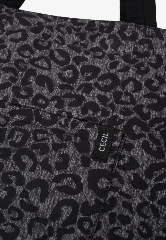 Wendetasche Shopper Tote Bag Leopardenmuster