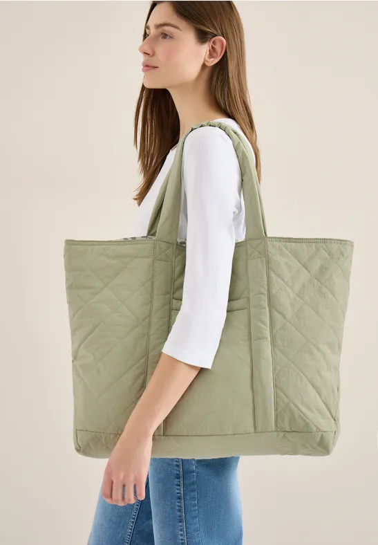 Wendbarer Shopper mit Leopardenmuster